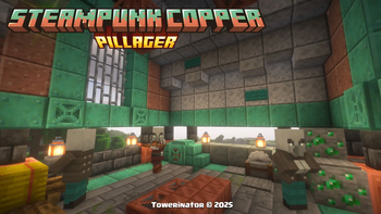 Steampunk Copper Tower Interior