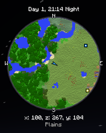 Close-up of Minimap