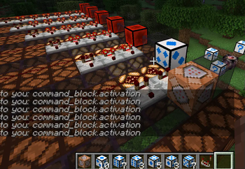 Periodic Redstone Signals by Dice Blocks