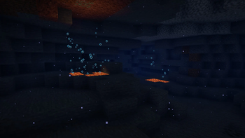 Underwater cave