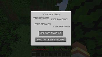 Free Diamonds "Ad"