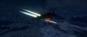 Railgun on plane