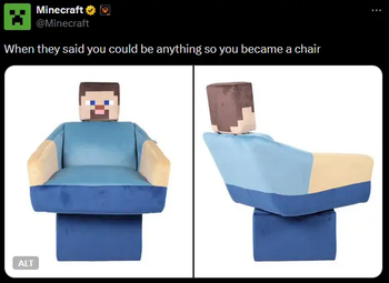 Minecraft Tweet