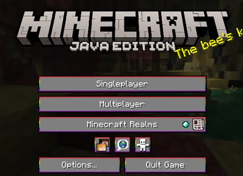 Rainbow menu buttons