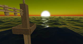 Ocean Sunset Skybox