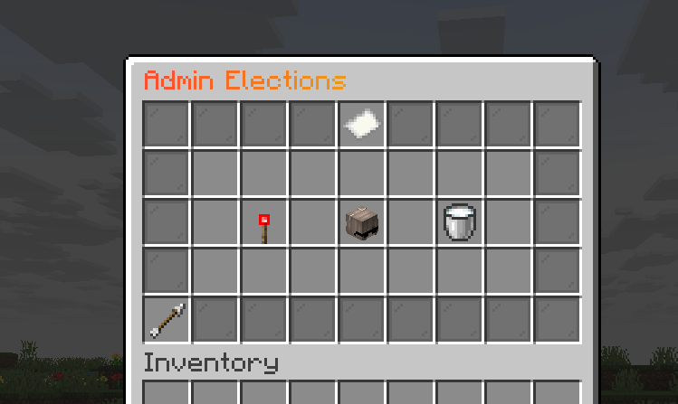 Admin Election controls