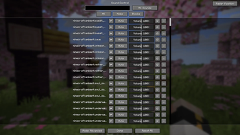 advanced menu