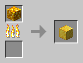 Raw Gold Block to Gold Block (Blasting)