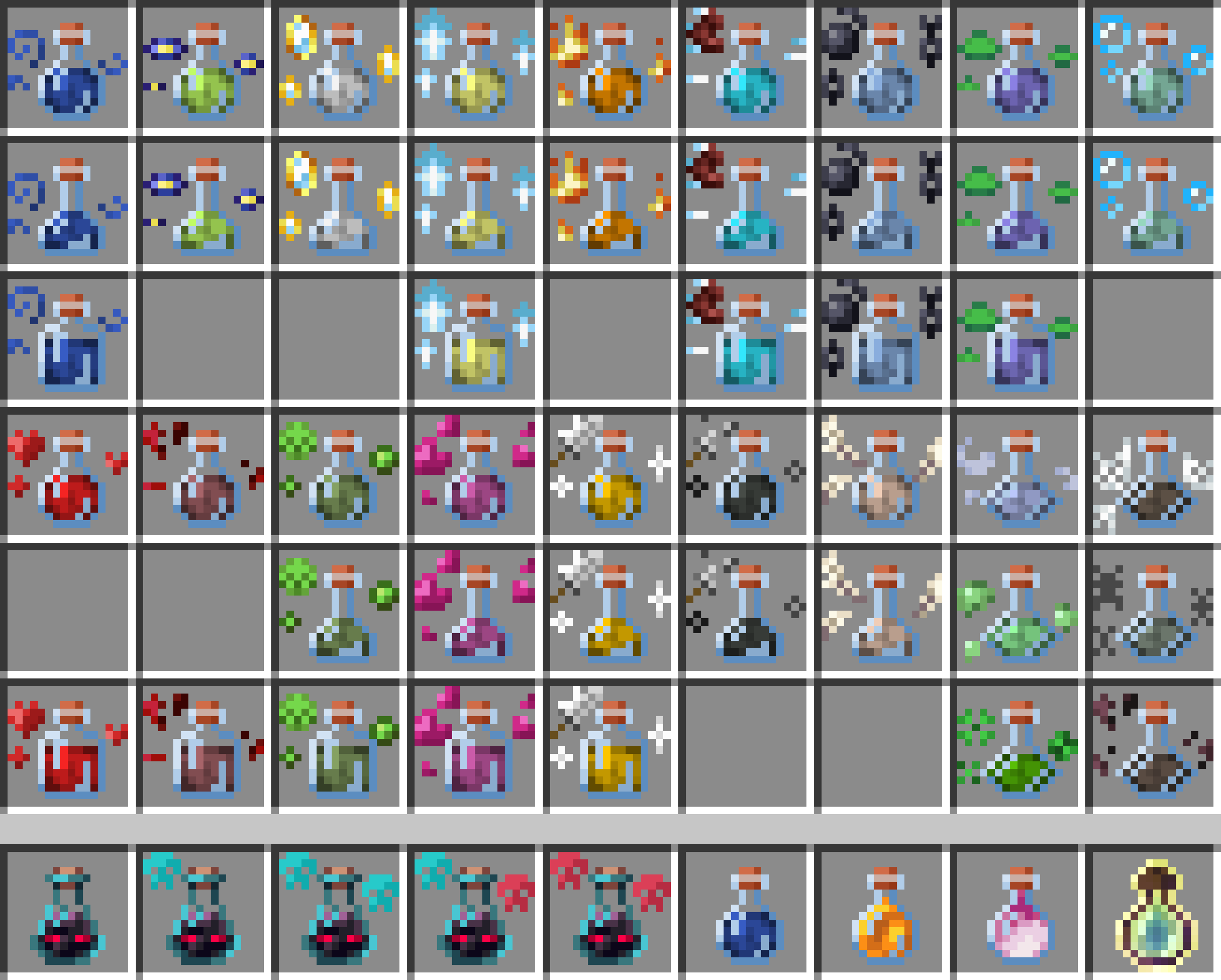 Potions Showcase