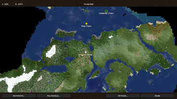 World + Mini Map