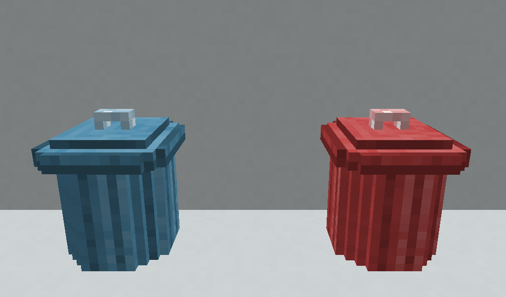 Fluid/Energy Trash Cans