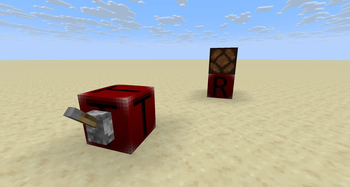 Redstone Transmitter and Receiver - Off