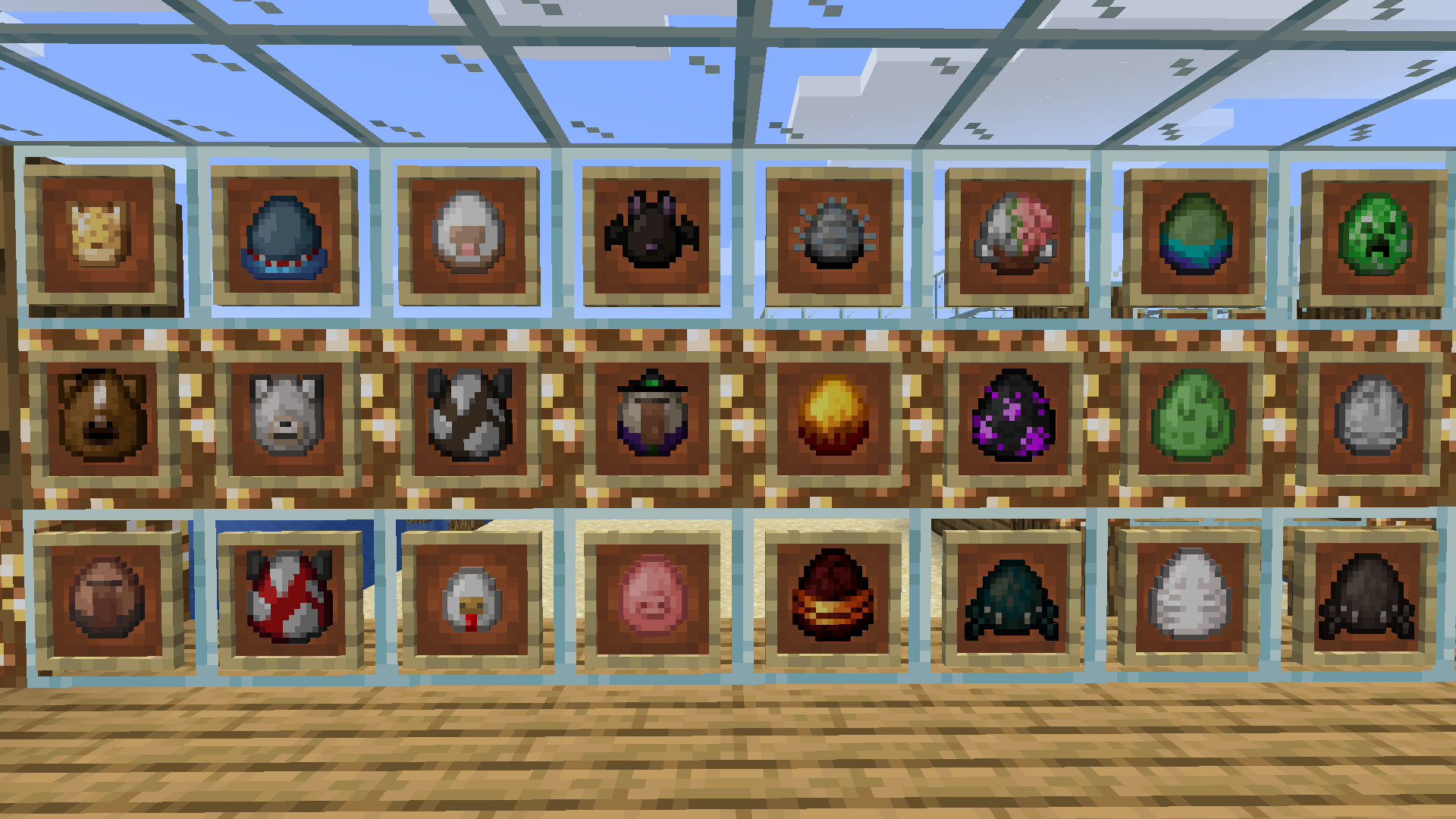 New spawn eggs