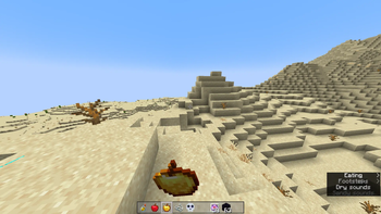 Removed eating particles