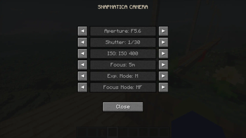 Settings screen