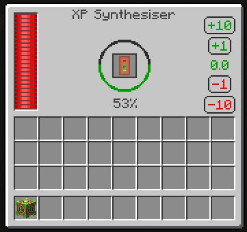 XP Synthesiser Menu