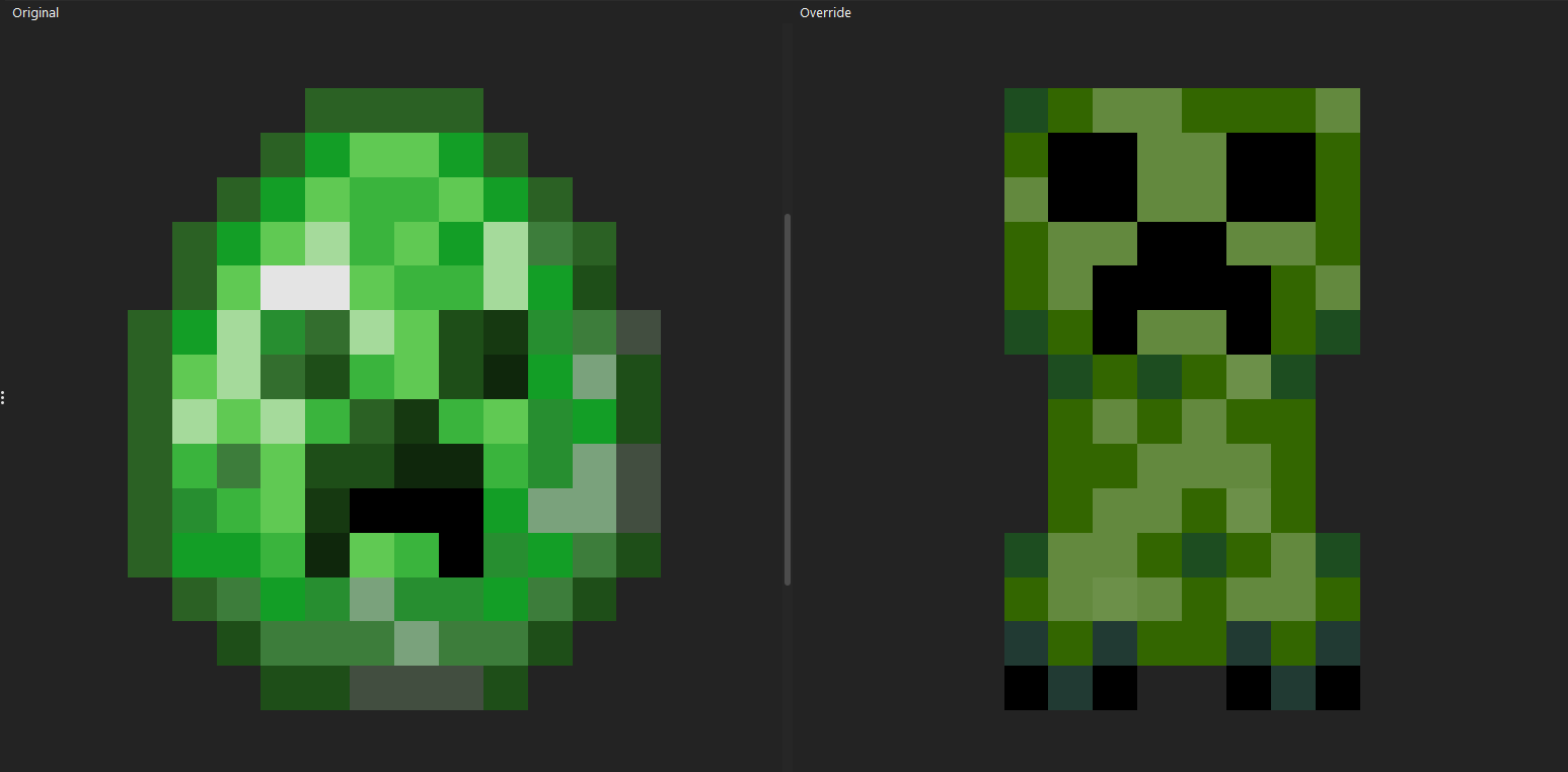 An Example of a Creeper Spawn Egg