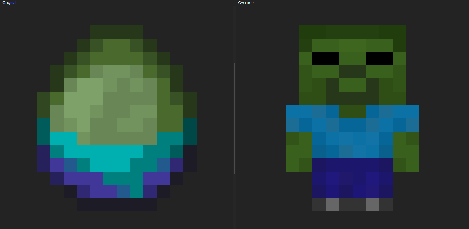 An Example of a Zombie Spawn Egg