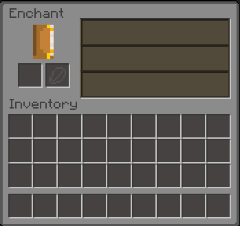 Enchanting Table GUI