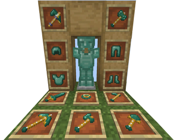 Malachite Tools and Armour