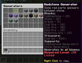 Player's Generator GUI