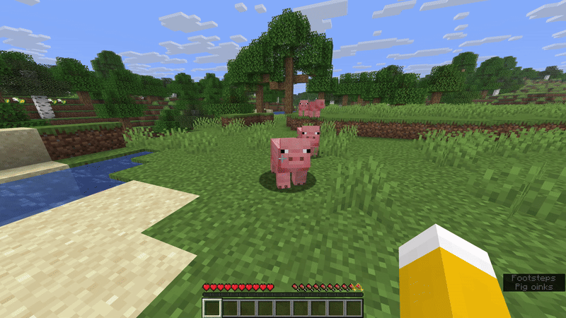 A pig explodes