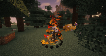 Netherite Battle Wand Skill.
