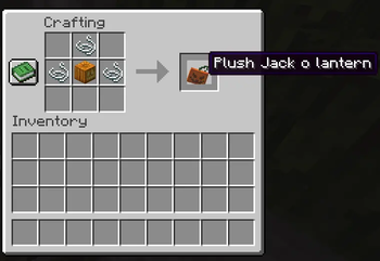 Plush Jack o lantern Recipe