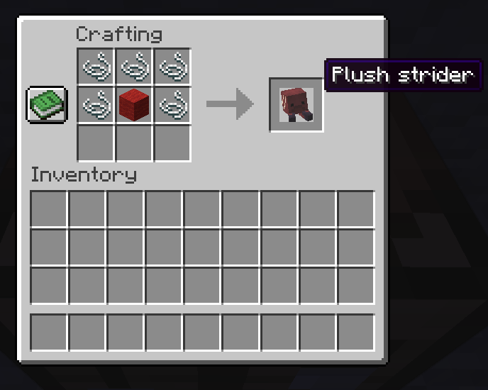 Plush strider Recipe