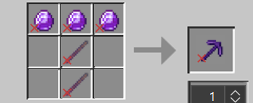 The pickaxe of gods recipe