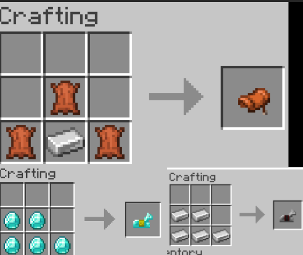 Crafttable saddle and horse armor
