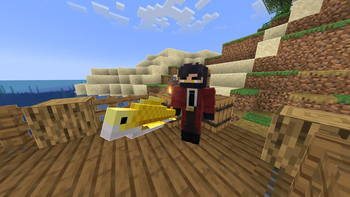 Golden sword