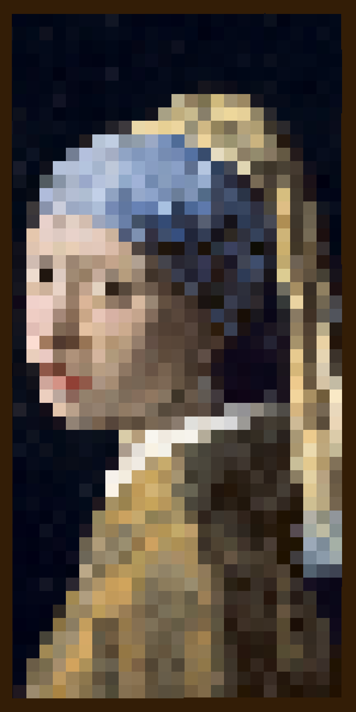Woman in Blue