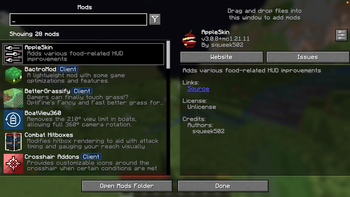 Fully Customizable Mod List (Mod menu)