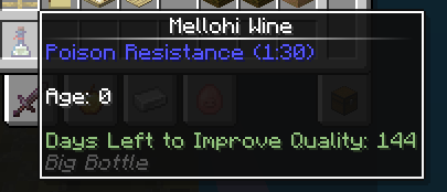 Example of modification of Mellohi Wine