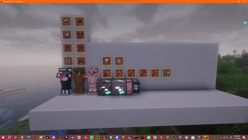 Items, ore, and armor