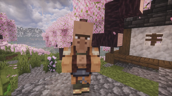 A village under the blossoms