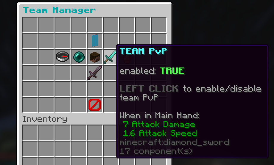 Team Manager PvP