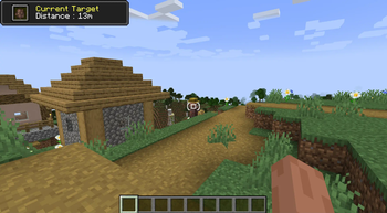 Locked onto a villager