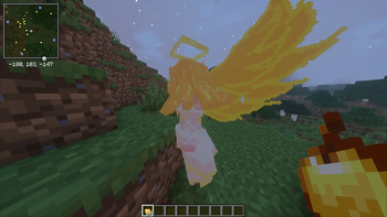 Giving GodApple to Anime angel 