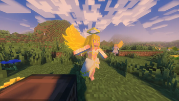 Anime angel Dancing 