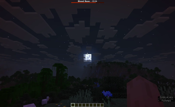 Blood Moon over the world