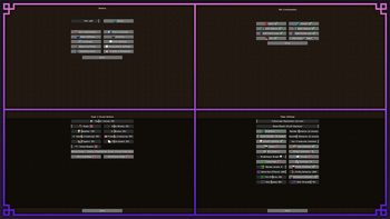 Options | Skin Custimization | Sound Options | Video Settings