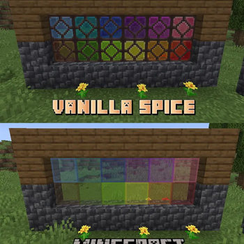 Vibrant stained glass