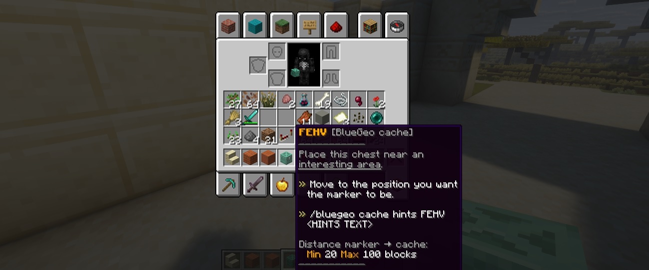 cache in inventory