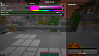 Color setting