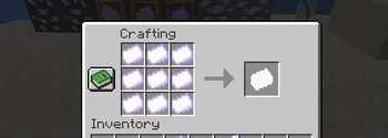 Crafting recipe for super power ingot