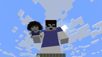 holding in third person view 