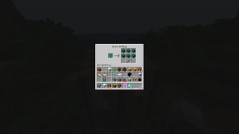 Sign being uncrafted