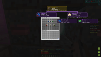 Recipe tree in fusion machine